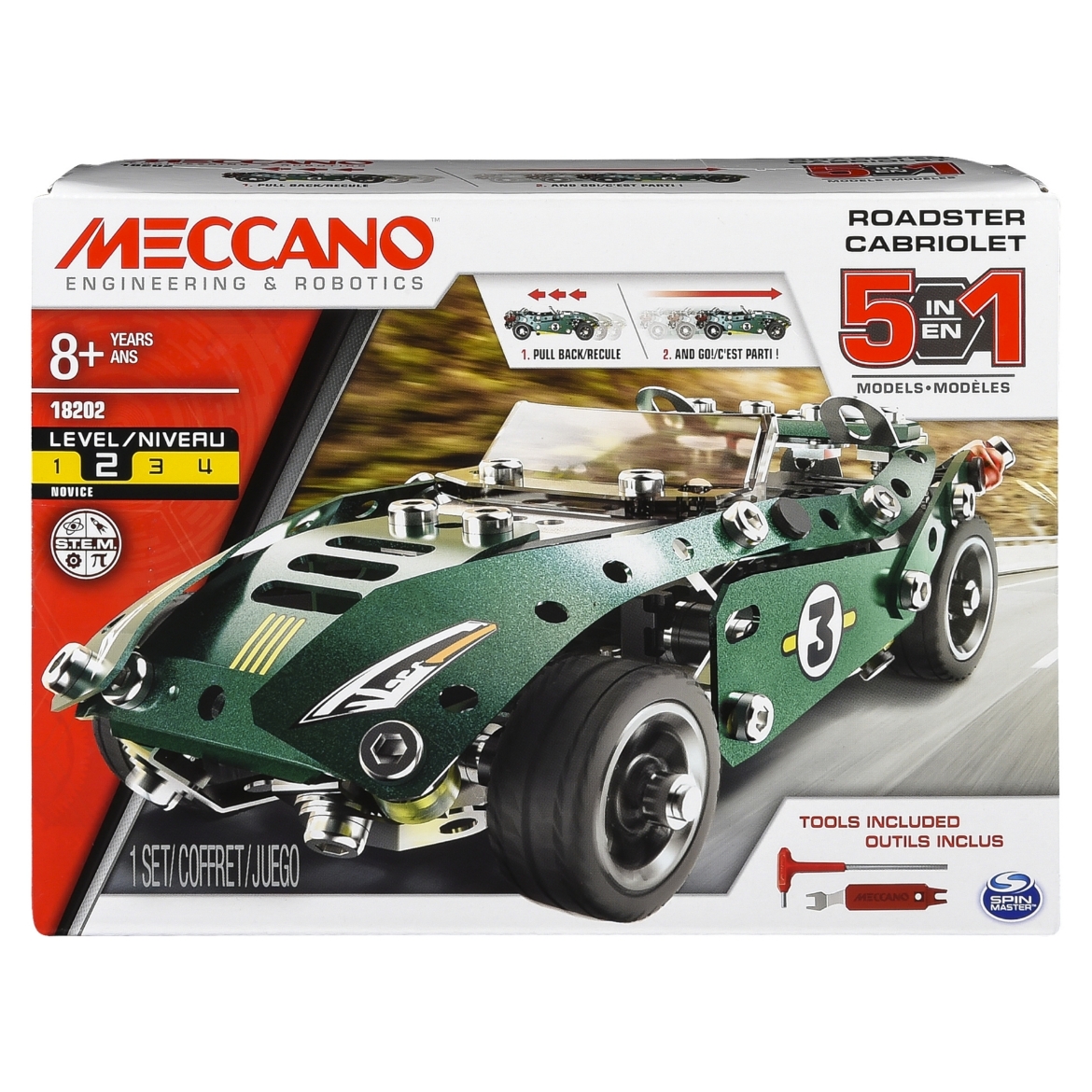 Picture of Meccano Masters 5 Multi Model Set - Roadster