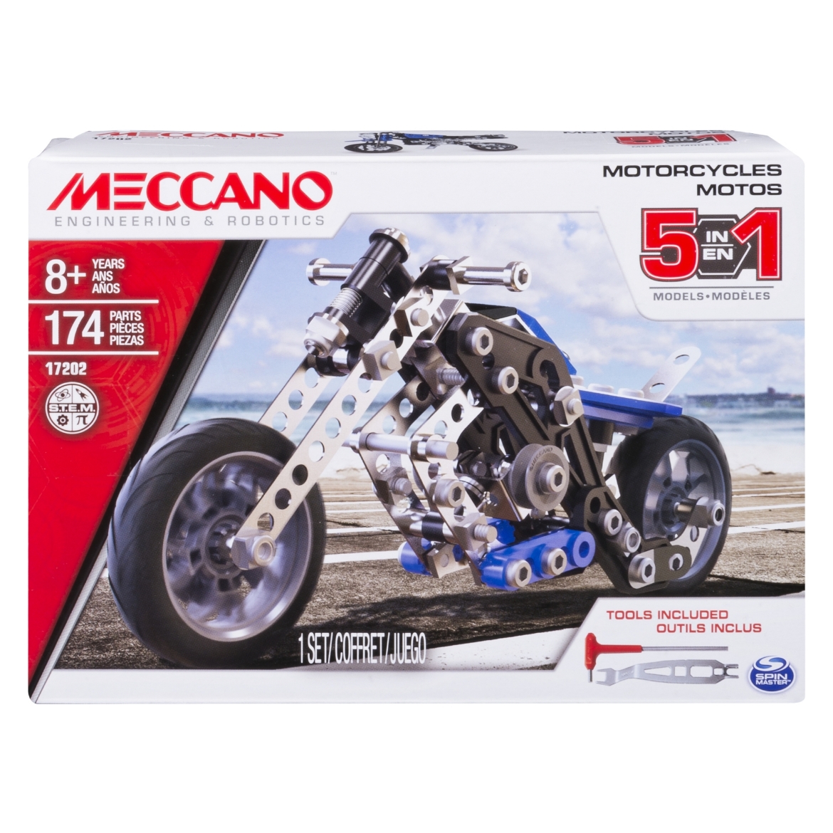 Picture of Meccano Masters 5 Multi Model Set - Motorcycles
