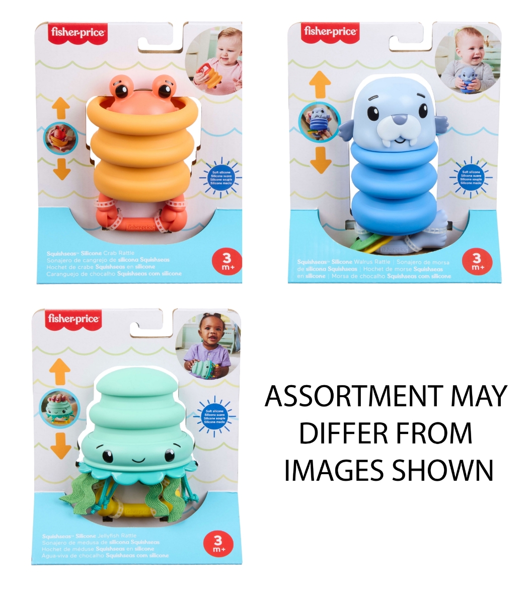 Picture of Fisher Price 2 in 1 Pop Up Rattle assorted ( ONLY SOLD in Carton of 4 )