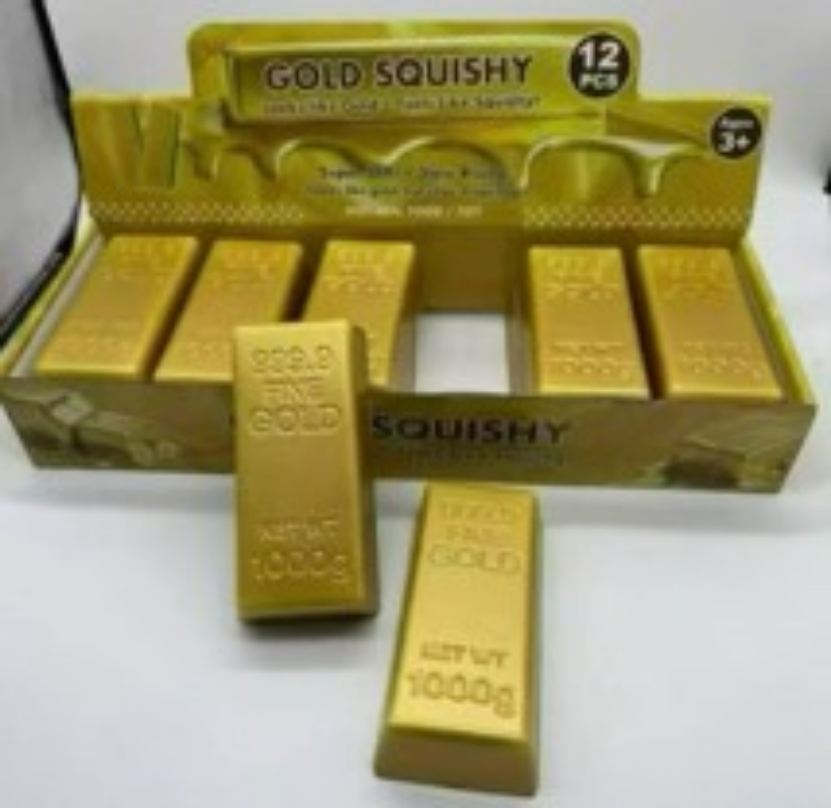 Picture of Squishy Gold Bar ( ONLY SOLD in Display of 12 )