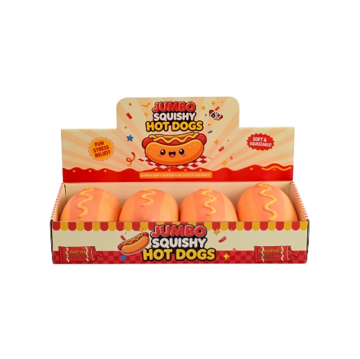 Picture of Squishy Jumbo Hot Dog ( ONLY SOLD in Display of 4 )