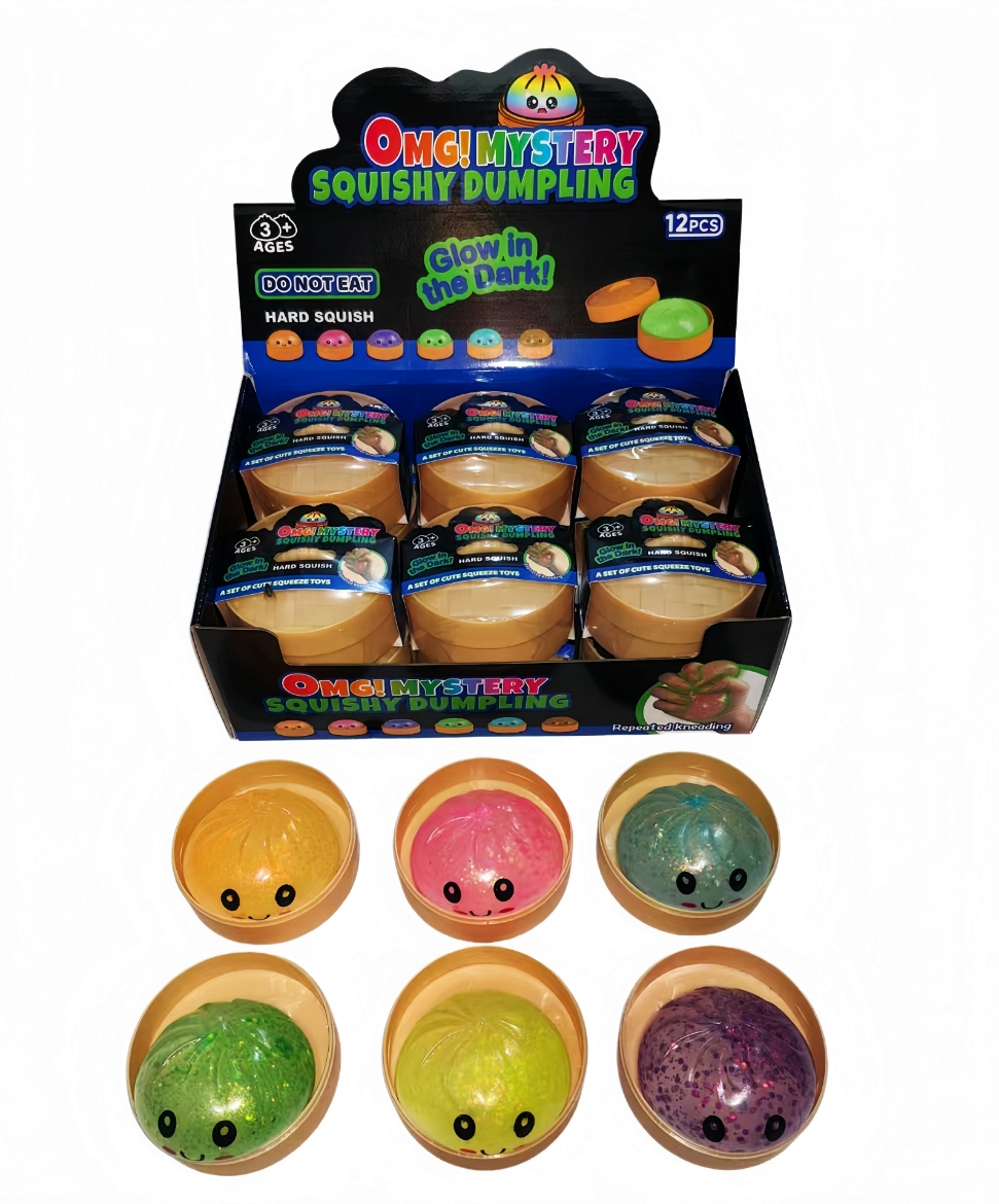 Picture of Squishy Maltose Glow in the Dark Dumplings assorted ( ONLY SOLD in Display of 12 )