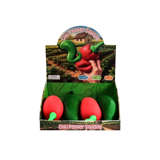 Picture of Squishy Jumbo Cayenne Peppers assorted ( ONLY SOLD in Display of 6 )