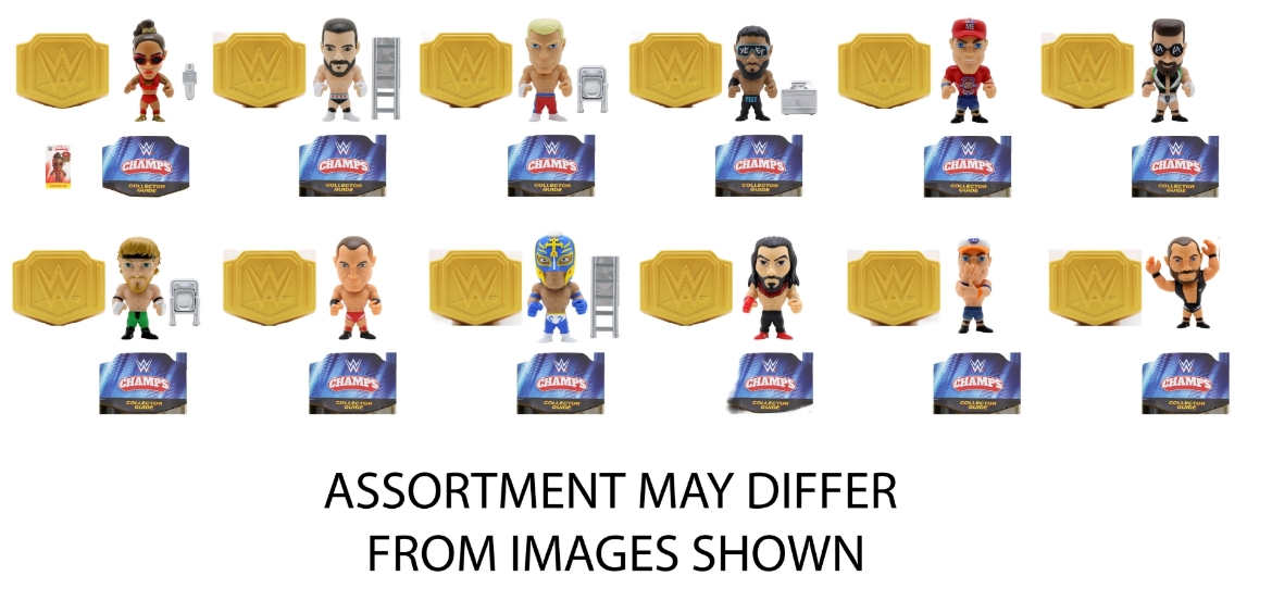 Picture of WWE Pop n Lock Champs Series 1 assorted ( ONLY SOLD in Display of 12 )