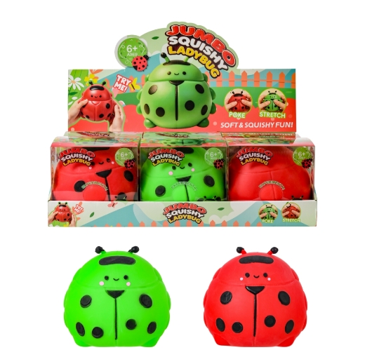 Picture of Squishy Jumbo Lady Bug assorted ( ONLY SOLD in Display of 6 )