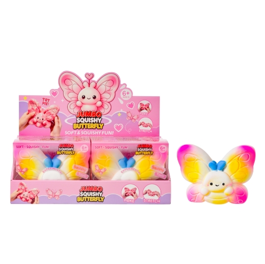 Picture of Squishy Jumbo Butterfly ( ONLY SOLD in Display of 6 )