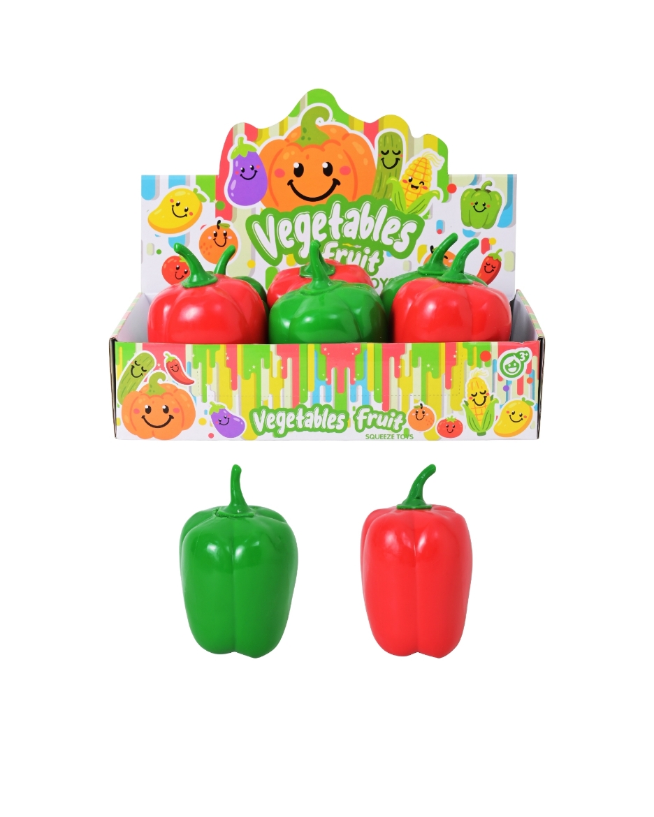 Picture of Squishy Jumbo Capsicum assorted ( ONLY SOLD in Display of 6 )