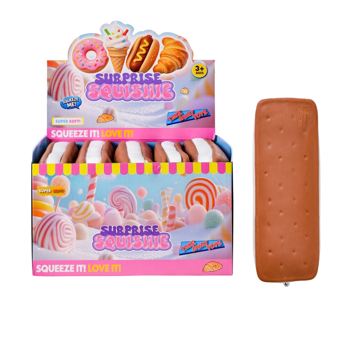 Picture of Squishy Jumbo Biscuit ( ONLY SOLD in Display of 10 )