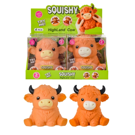 Picture of Squishy Jumbo Highland Cow ( ONLY SOLD in Display of 4 )
