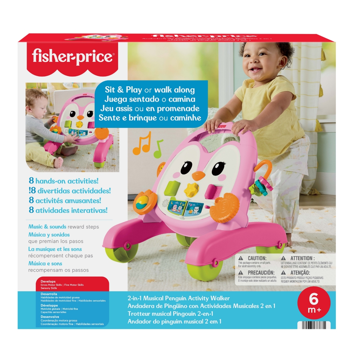 Picture of Fisher Price Penguin Walker PINK