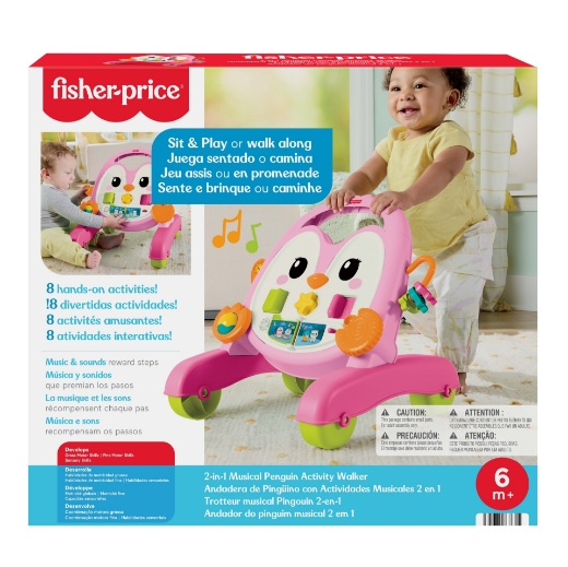 Picture of Fisher Price Penguin Walker PINK