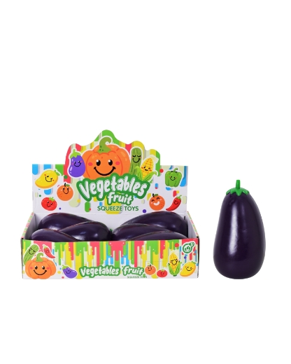 Picture of Squishy Eggplant ( ONLY SOLD in Display of 6  )