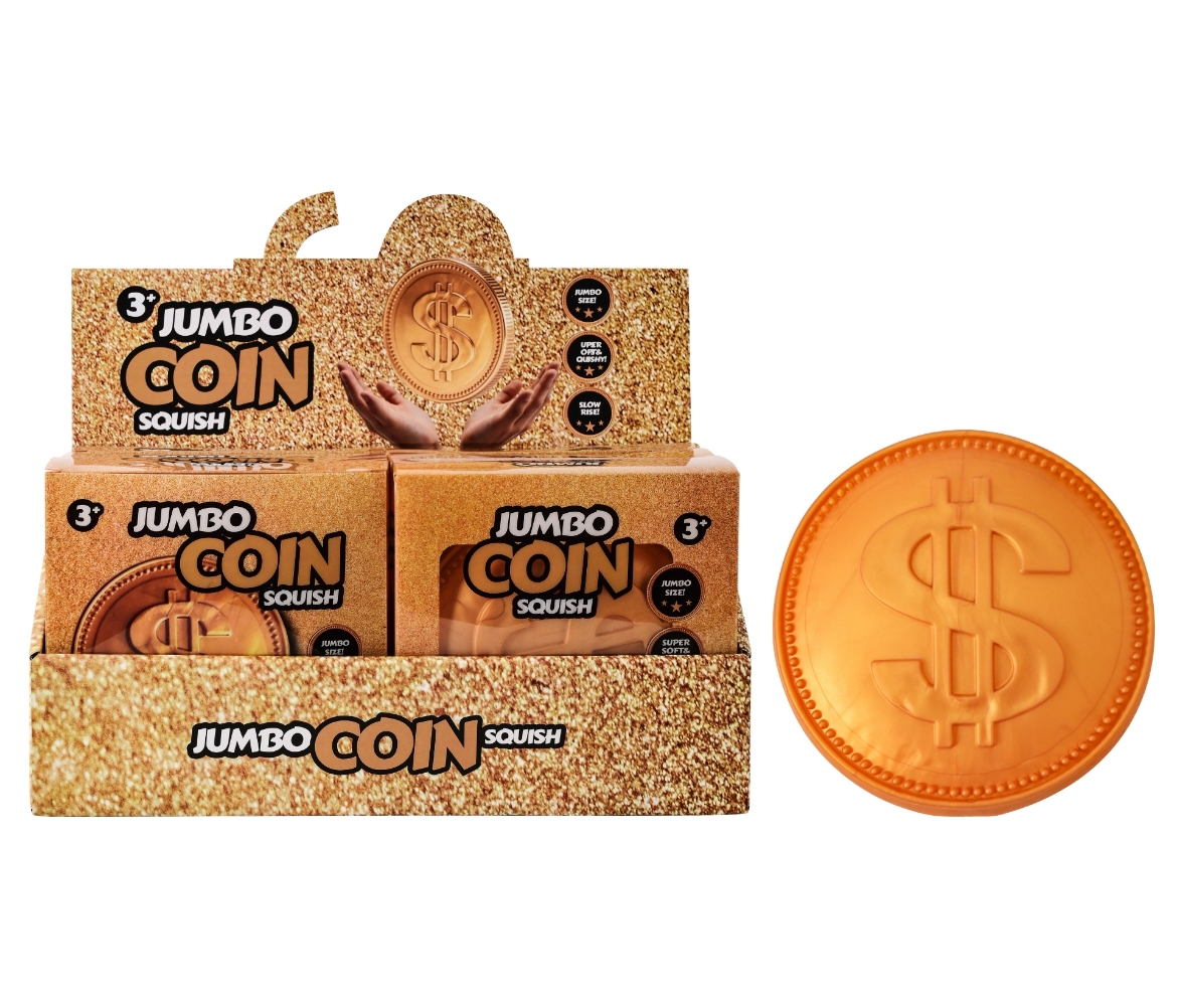Picture of Squishy Jumbo Coin ( ONLY SOLD in Display of 6 )