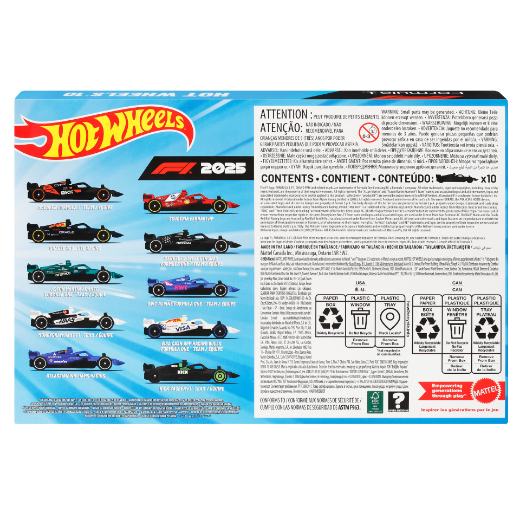 Picture of Hot Wheels "RaC" 10-Pack F1