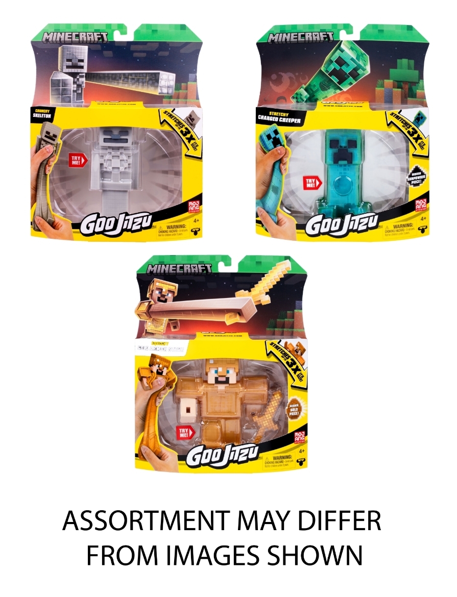 Picture of Goo Jit Zu Minecraft Series 3 Hero Pack assorted ( ONLY SOLD in Carton of 3 )