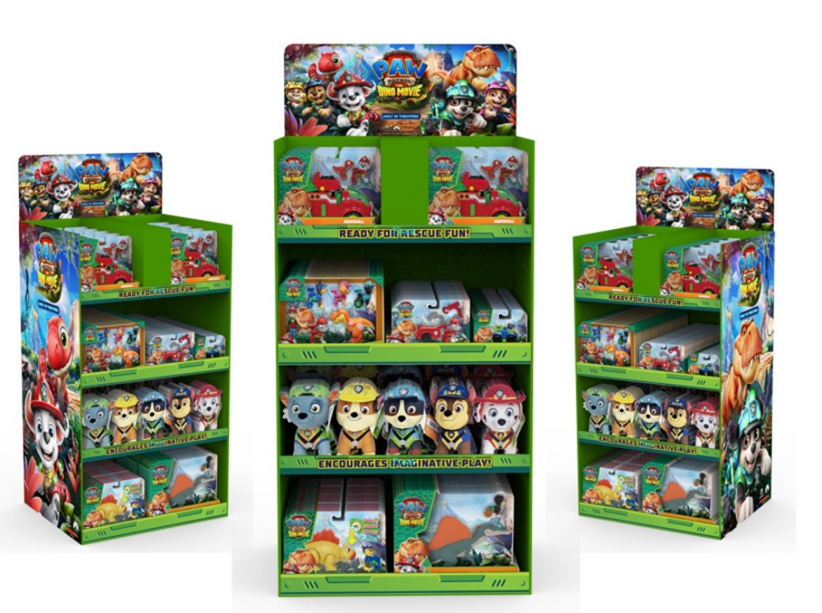 Picture of PAW Patrol The Dino Movie FLOOR Stand ( 66pcs in stand )