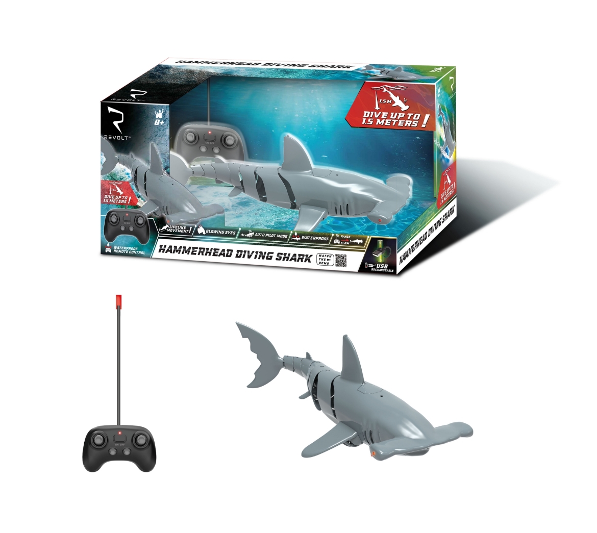 Picture of Revolt Radio Control Hammerhead Diving Shark
