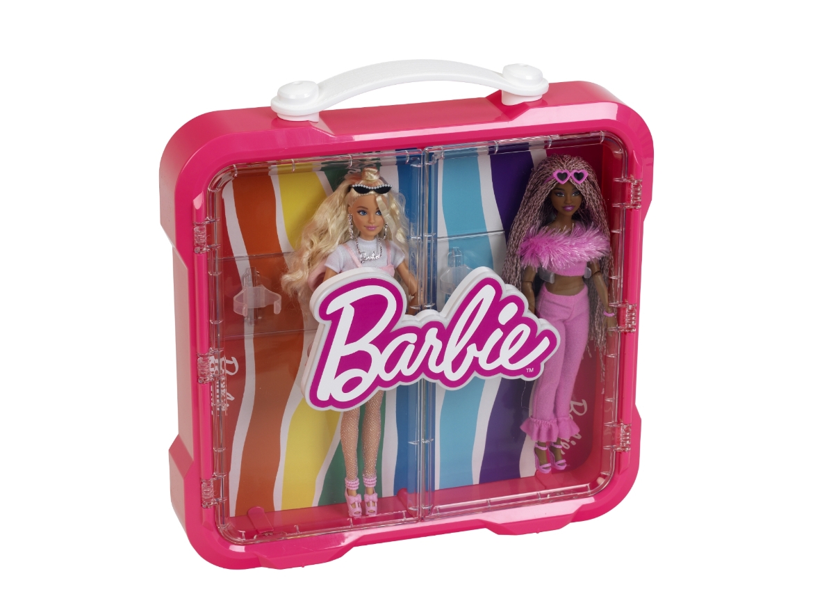 Picture of Barbie Dolls Carry Case for 4 Dolls with Illuminated Barbie Logo