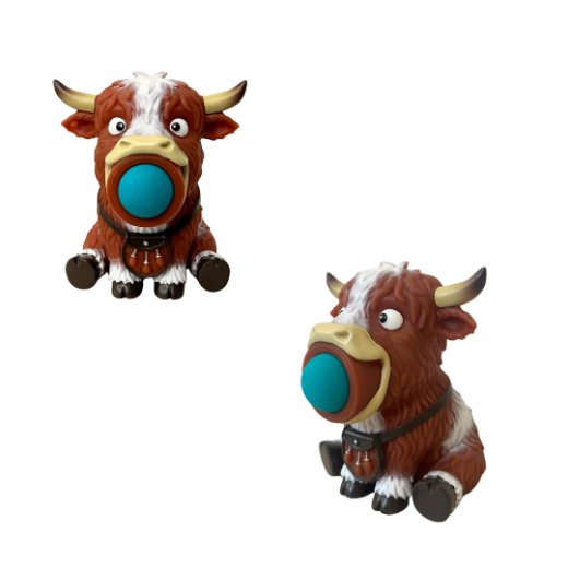 Picture of PopMate Highland Cow with 6 EVA Balls