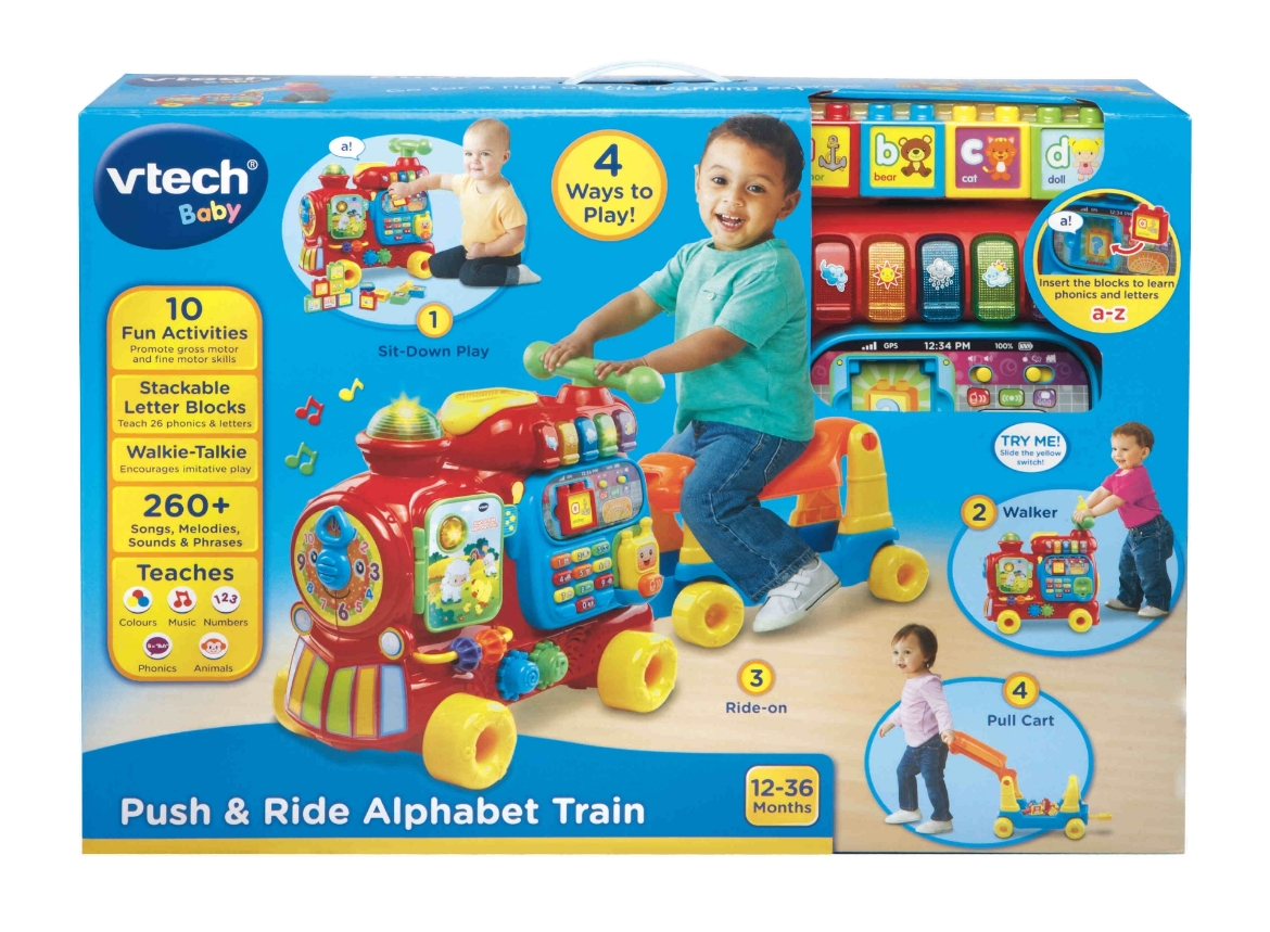 Picture of VTech Push & Ride Alphabet Train Red
