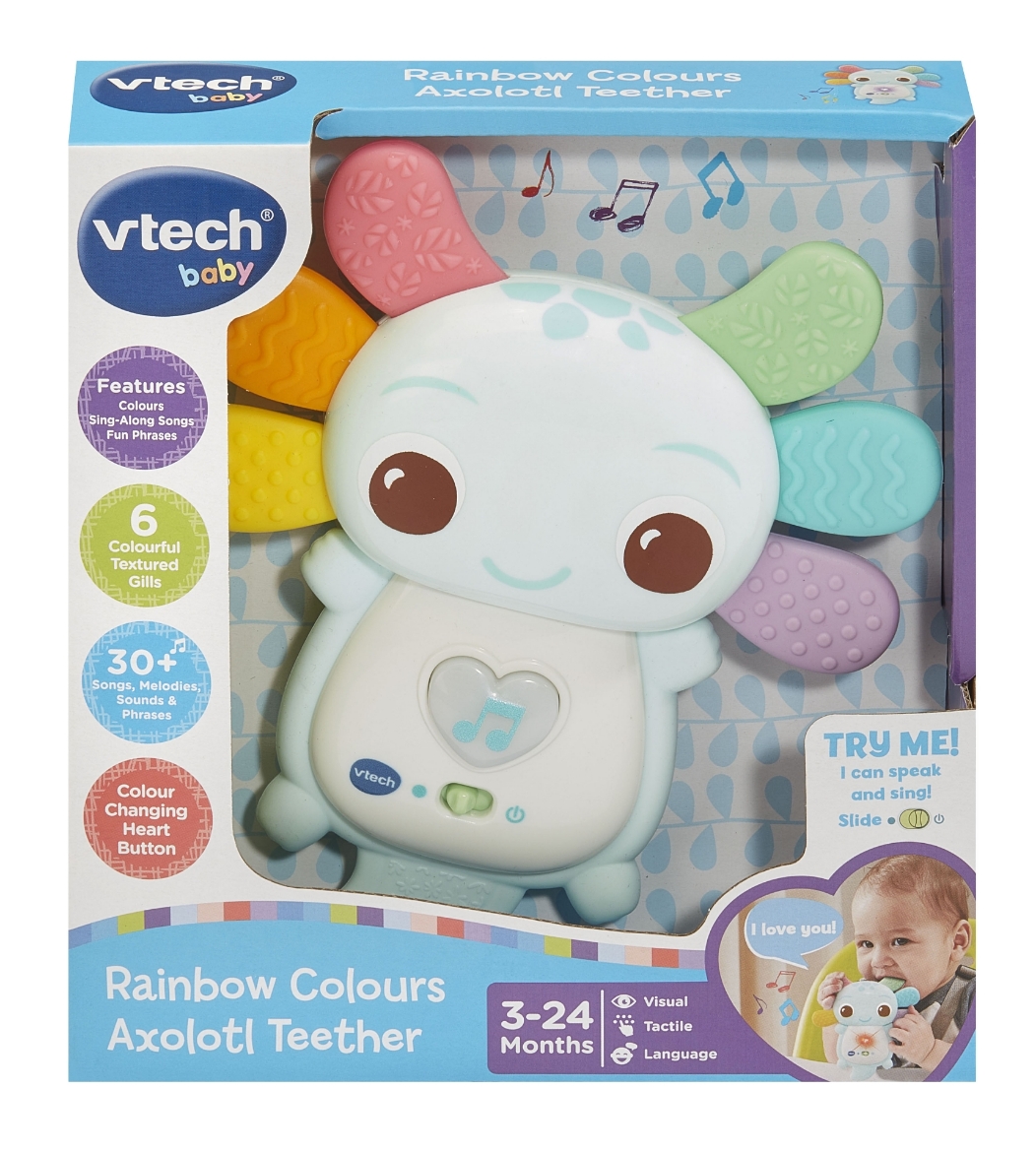 Picture of Vtech Rainbow Colours Axolotl Teether - Blue