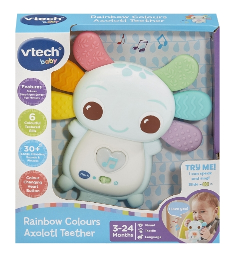 Picture of Vtech Rainbow Colours Axolotl Teether - Blue