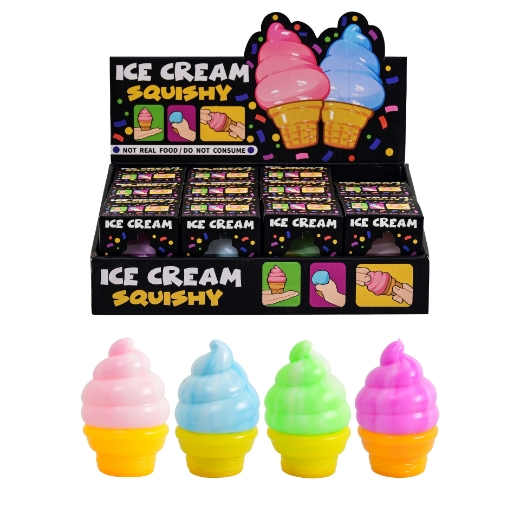 Picture of Squishy Maltose Ice Cream Cone assorted ( ONLY SOLD in Display of 12 )
