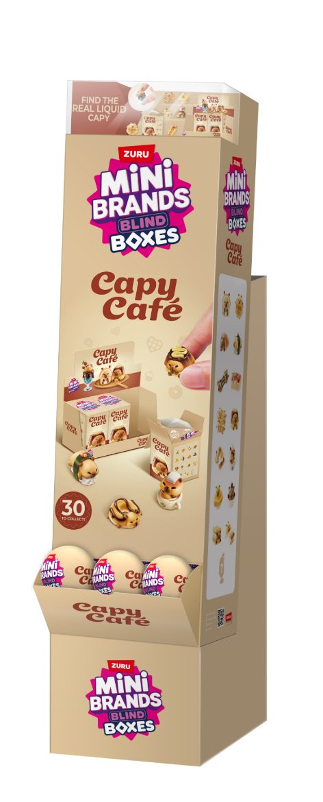 Picture of ZURU Mini Brands Blind Boxes - Capy Cafe Series 1 assorted ( ONLY SOLD in Display of 60 )