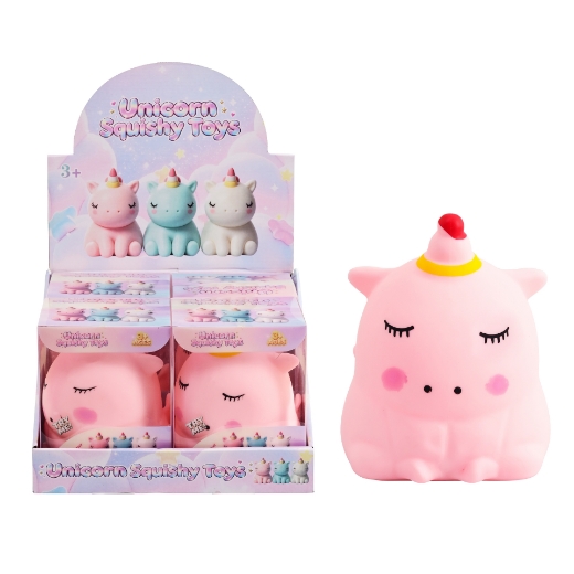 Picture of Squishy Jumbo Unicorn assorted ( ONLY SOLD in Display of 4 )