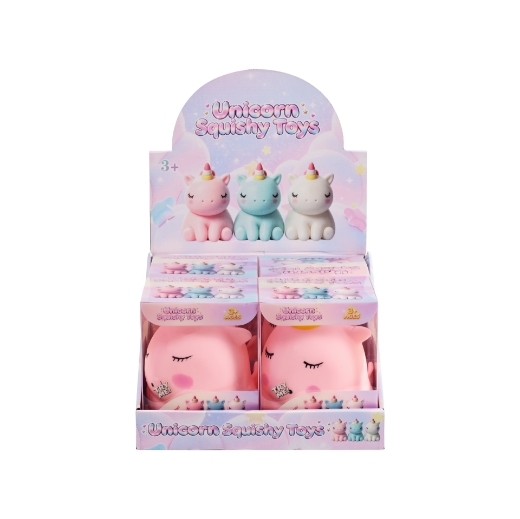 Picture of Squishy Jumbo Unicorn assorted ( ONLY SOLD in Display of 4 )