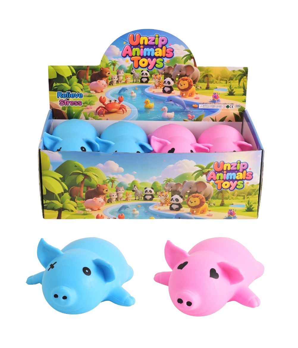 Picture of Squishy Jumbo Pig assorted ( ONLY SOLD in Display of 8 )
