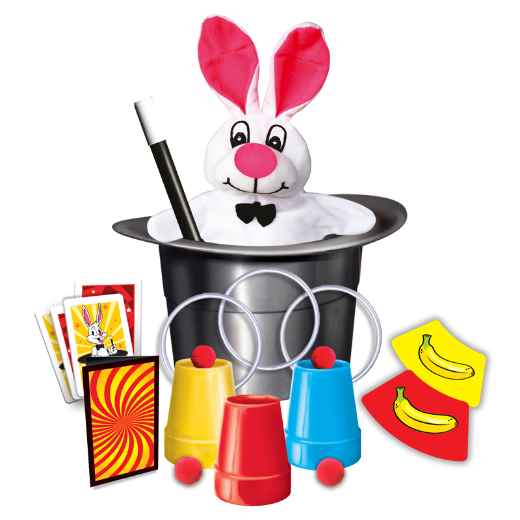 Picture of The Magic Factory Incredible Magic - Magic Hat 50 Tricks with Plush Bunny