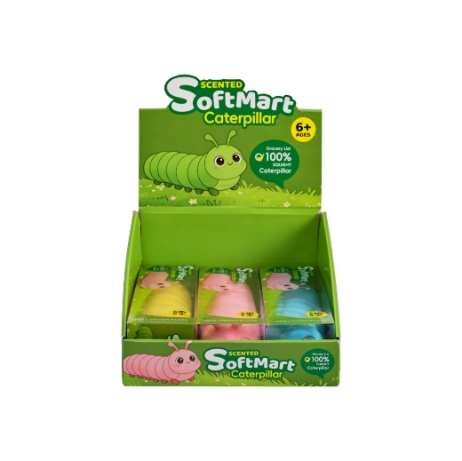 Picture of Squishy Jumbo 26cm Caterpillar  ( ONLY SOLD in Display of 6 )