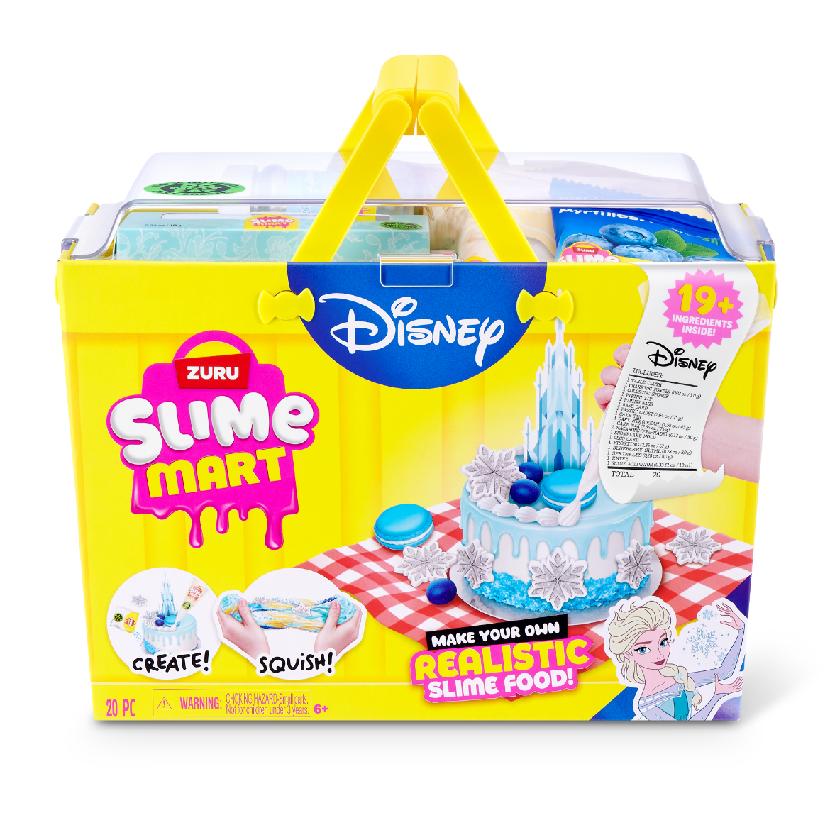 Picture of ZURU Slime Mart - Shopping Basket Disney Series 1 - Dessert
