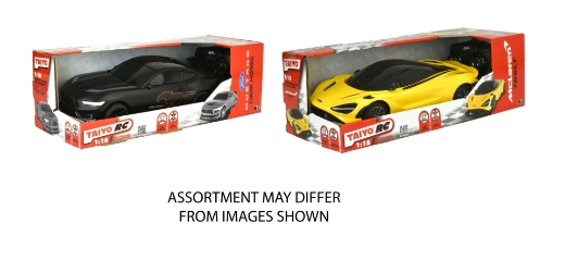 Picture of Taiyo Radio Control 1:18 Licensed Sports Cars Ford Mustang Dark Horse/McLaren 765LTr assorted ( ONLY SOLD in Carton of 6 )