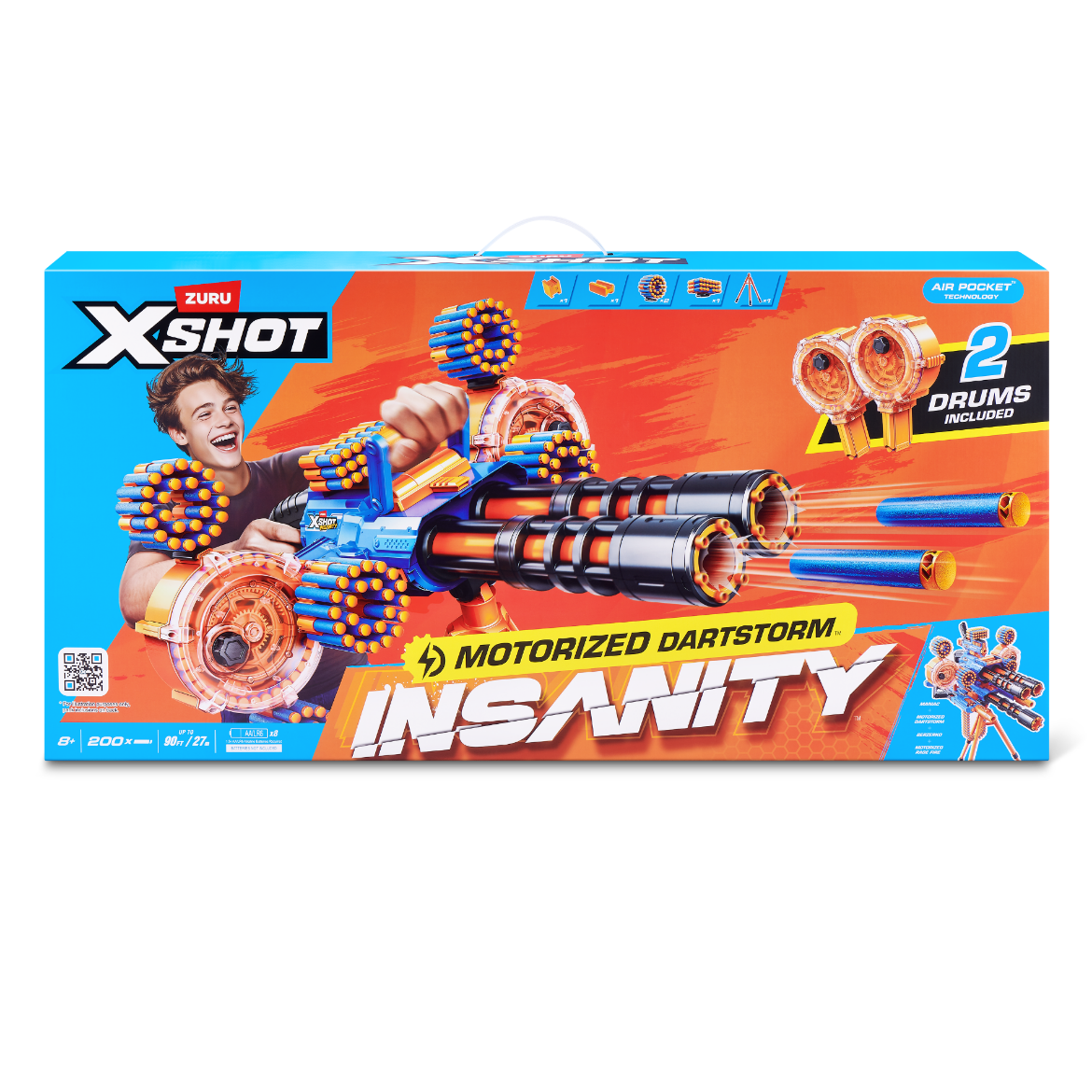 Picture of ZURU XSHOT Insanity Motorised Dartstorm with 200 Darts