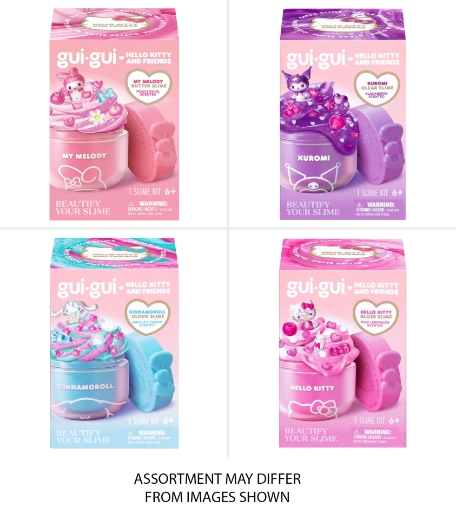 Picture of Gui Gui Hello Kitty & Friends Single Pack assorted ( ONLY SOLD in Display of 8 )